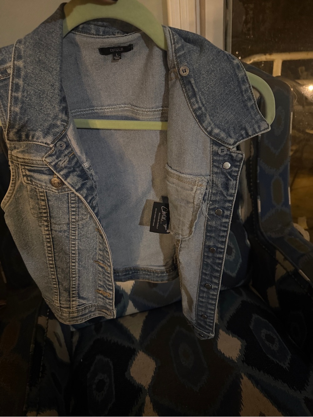 Kids Light Blue Denim Vest